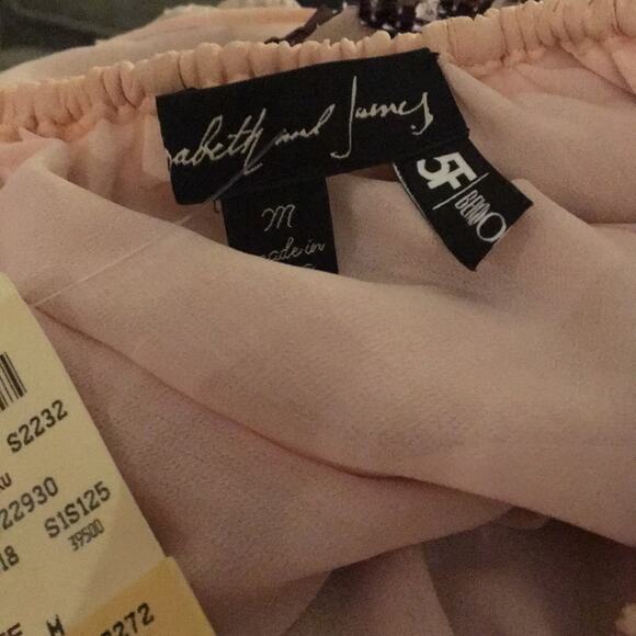 Elizabeth and James Pink Sequined Edith mini skirt - Picture 5 of 8